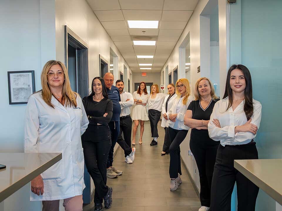 dental hygienists team at Dental Pearl Miami on Biscayne Blvd in North Miami Beach FL